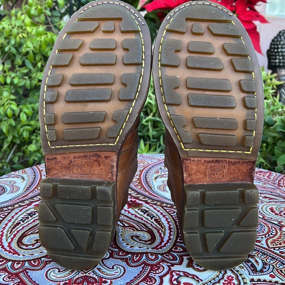 Dr. Martens Tan Monk Strap Distressed Channon 11281 Loafers - Picture 16 of 16